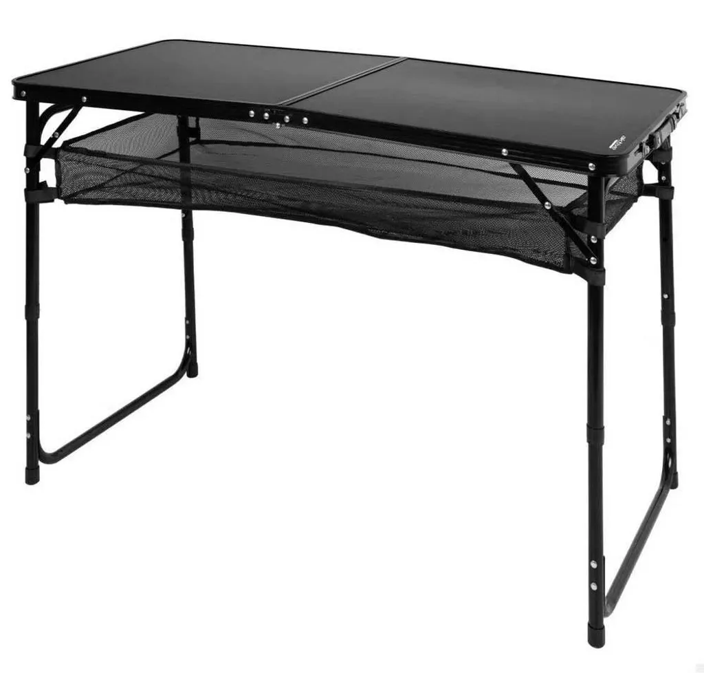 Grande table de camping pliante portable 120 cm Aktive multifonctionnelle