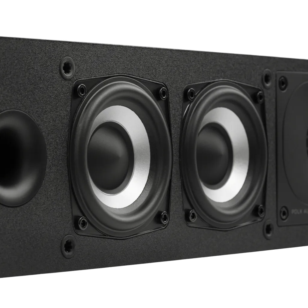 Polk Monitor XT35 Enceinte Centrale Home Cinéma 200W MXT35CBK Noir