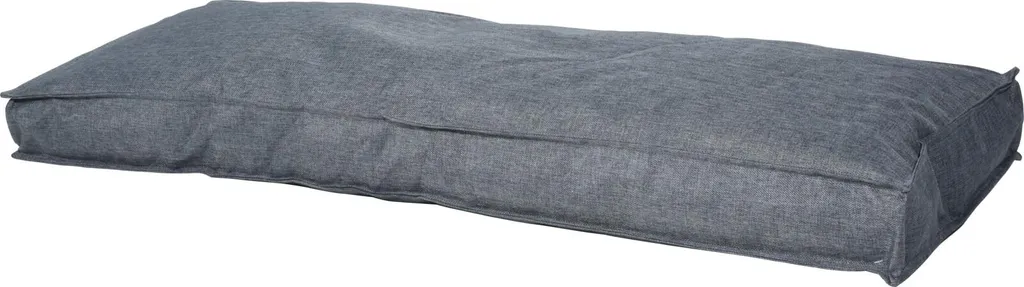 Coussin d'assise pour banquette en palette 120x40cm gris déco extérieur