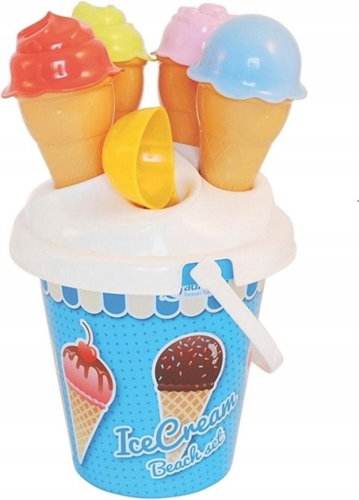 Seau avec cornets de glace Image du produit 