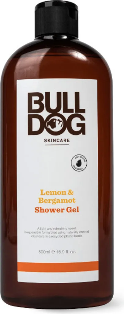 Gel douche Lemon & Bergamot 500 ml contre la fatigue et peau terne