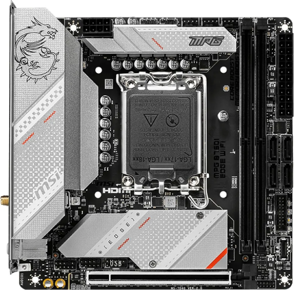 MSI MPG B760I EDGE WIFI DDR5 : La carte mère mITX silencieuse & fraîche