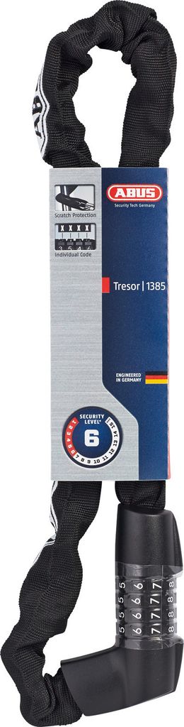 Zamek łańcucha 1385/75 czarny Tresor 6 mm Zdjęcie produktu 2
