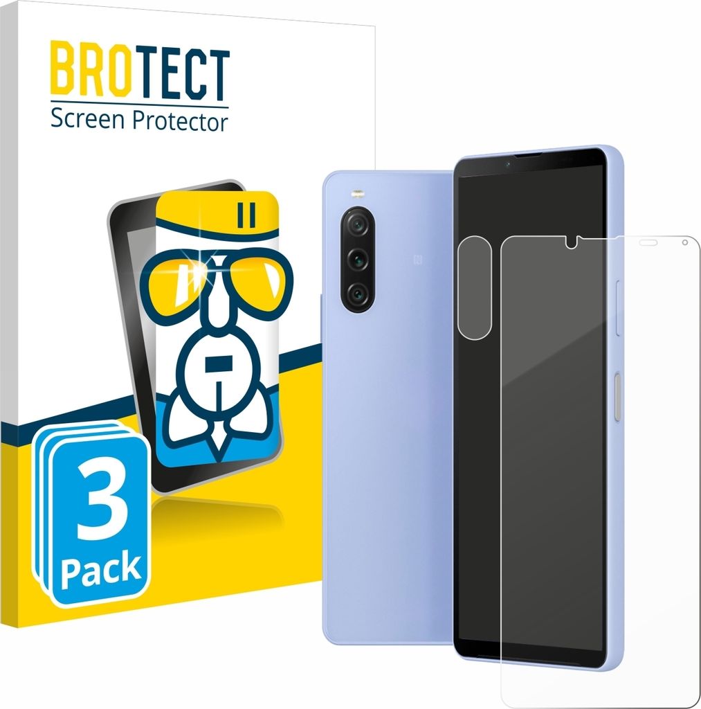 3x BROTECT Schutzglas für Sony Xperia 10 V (Display+Kamera) Produktbild 