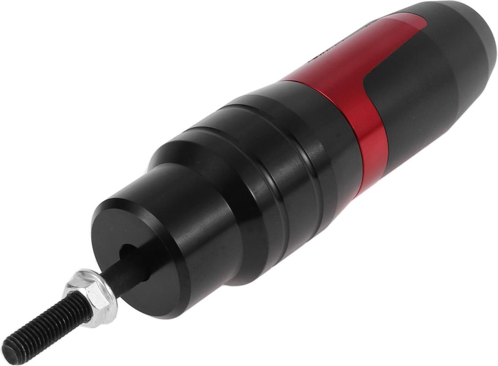 10mm Motorrad Slider Rahmen Aluminiumlegierung Rad Verkleidung Schutz Crash Pad Schutzbügel 40mm 185mm Rot 1 Stück