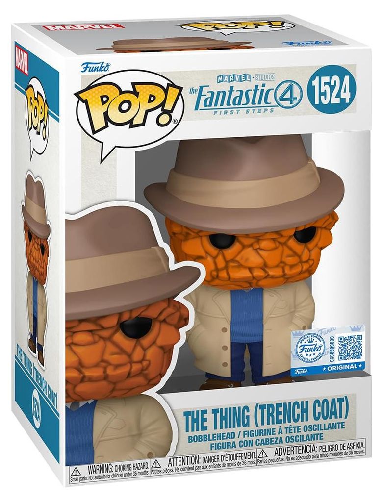Funko POP Les Quatre Fantastiques 1524 La Chose (Trench Image du produit 