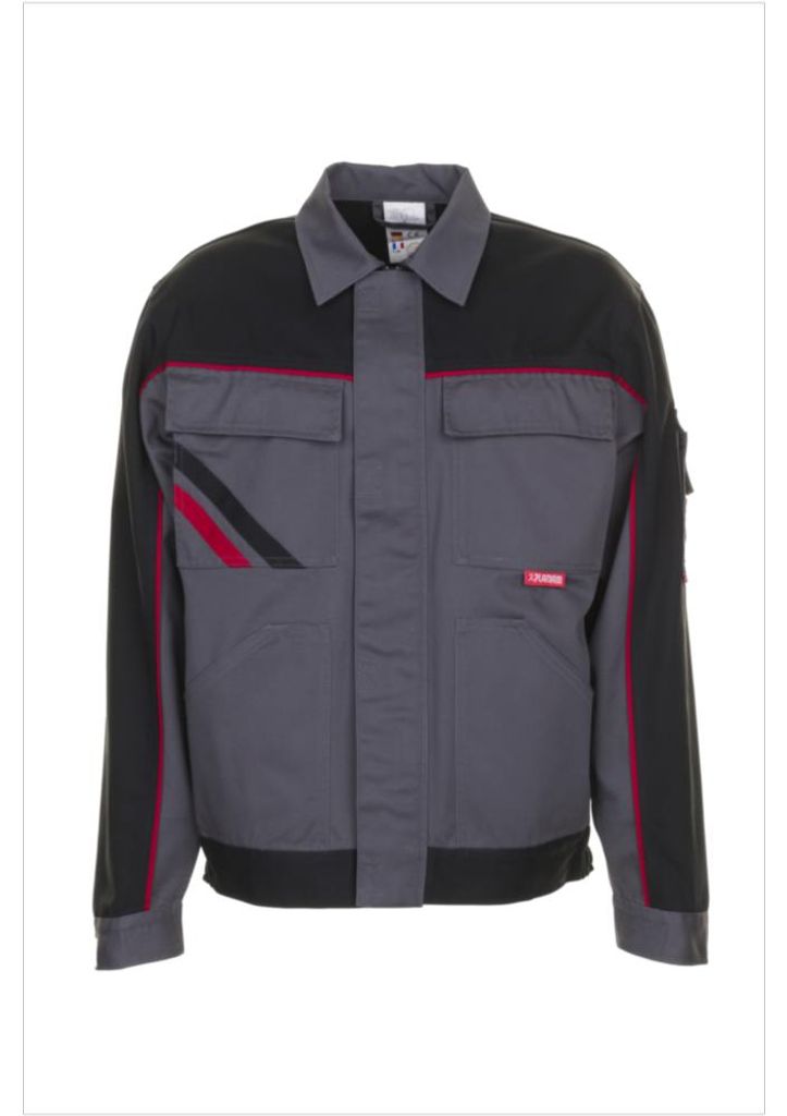 Planam  Highline Bundjacke schiefer/schwarz/rot Gr. 63, Produktbild 
