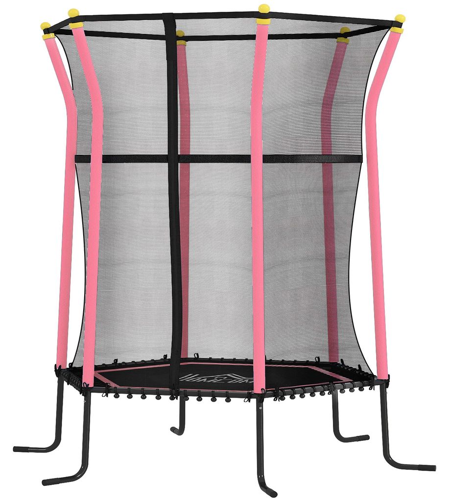 HOMCOM Kinder Trampolin 122 x 111 cm, Trampolin für Kinder Produktbild 