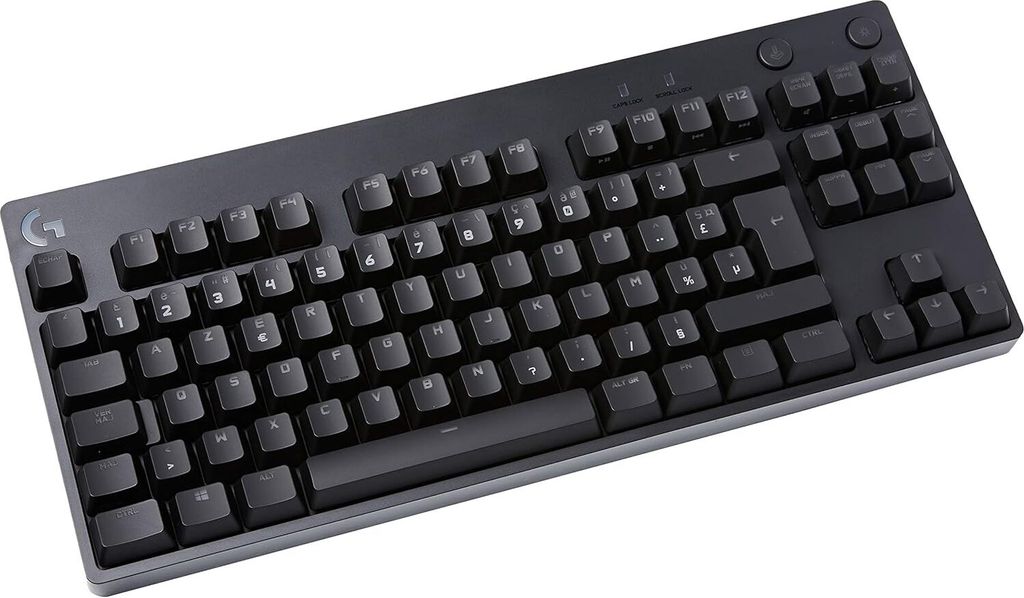 Logitech G Pro Mechanical Gaming Keyboard - Tastatur - Hintergrundbeleuchtung - USB - AZERTY - Französisch - Tastenschalter: GX Blue Clicky - Schwarz