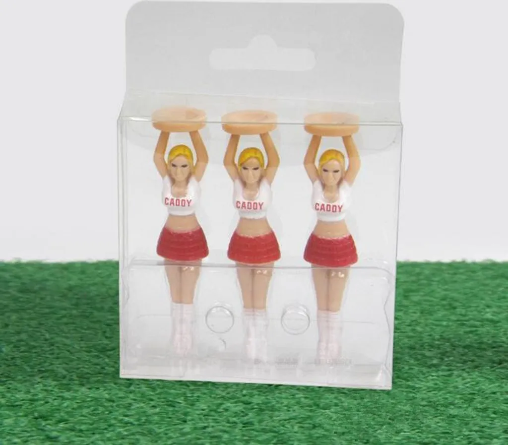 Tee Golf Girl Set 3 Pezzi - Supporto Plastica Design Sportivo e Fashion