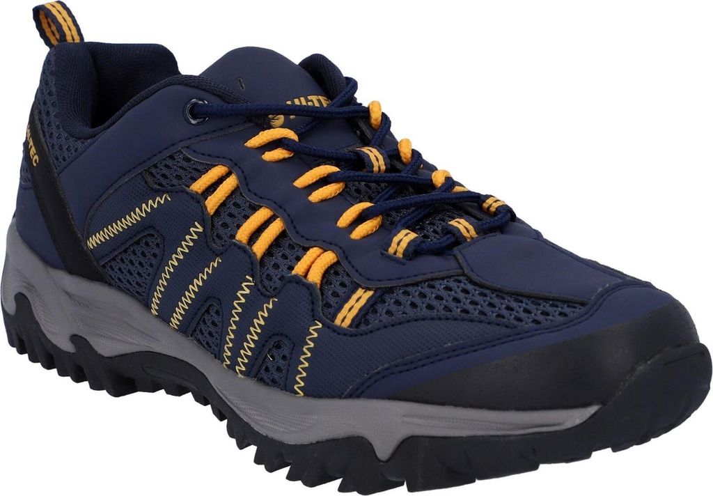 Hi-Tec - Herren Wanderschuhe "Jaguar" FS10937 (40,5 EU) (Marineblau/Gelb)