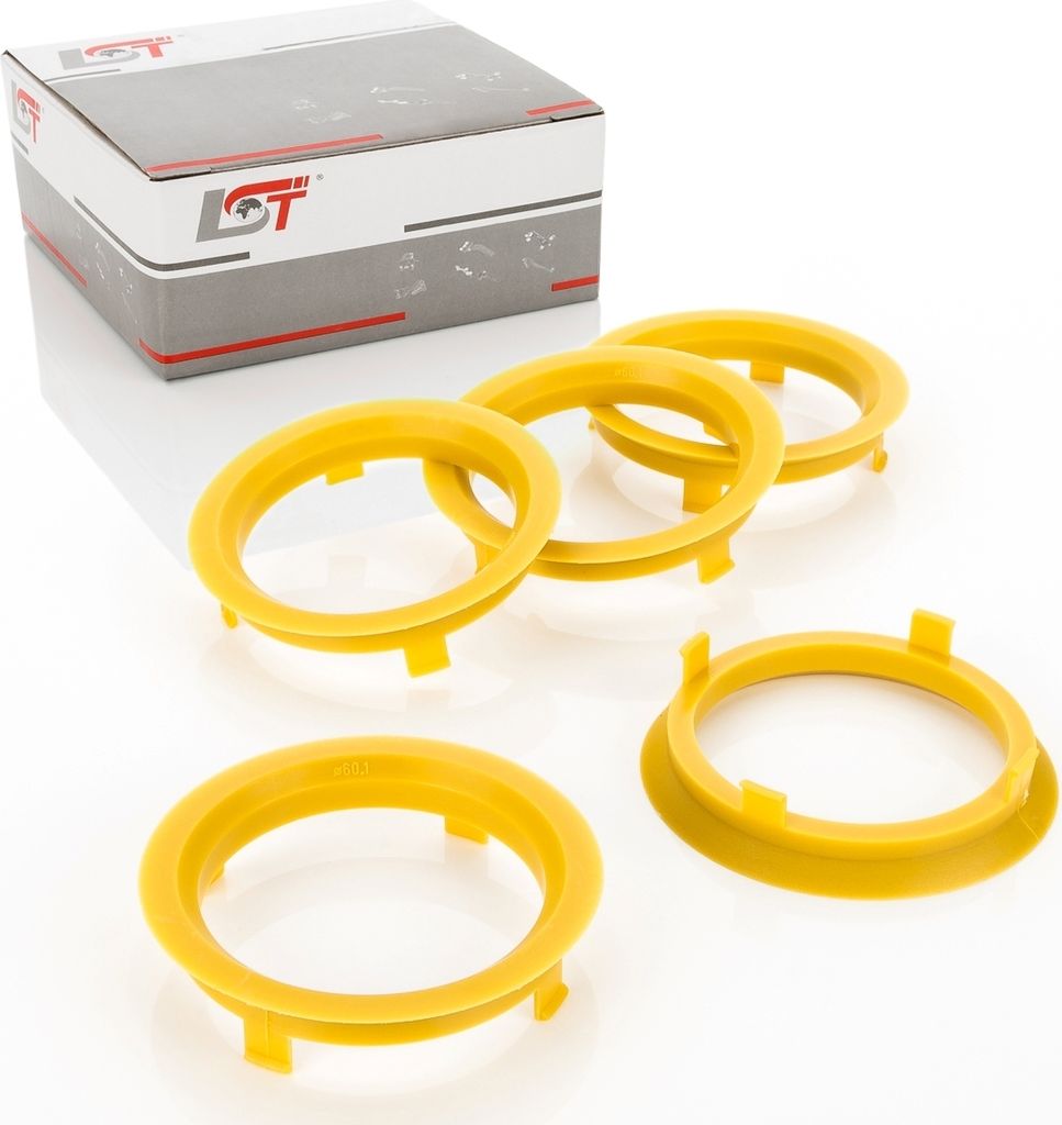 5x ZENTRIERRING DISTANZRING FÜR ALUFELGEN - GRÖßE Ø 70,1 mm - Ø 60,1 mm