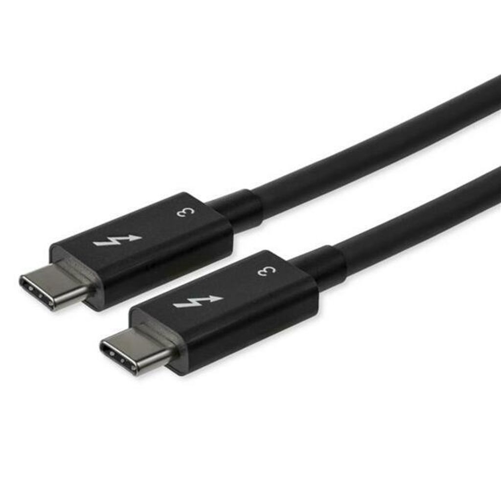StarTech.com 2.6ft (80cm) Thunderbolt 3 Cable, 40Gbps, 100W PD, 4K/5K Video, Thunderbolt-Certified, Compatible w/ TB4/USB 3.2/DisplayPort - Thunder...