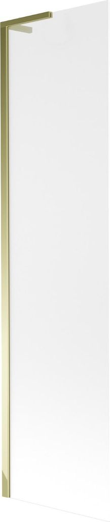 Mexen Next L Badewannenfaltwand 1-flügelig 50 x 150 cm, matt, gold - 895-050-000-03-30-50