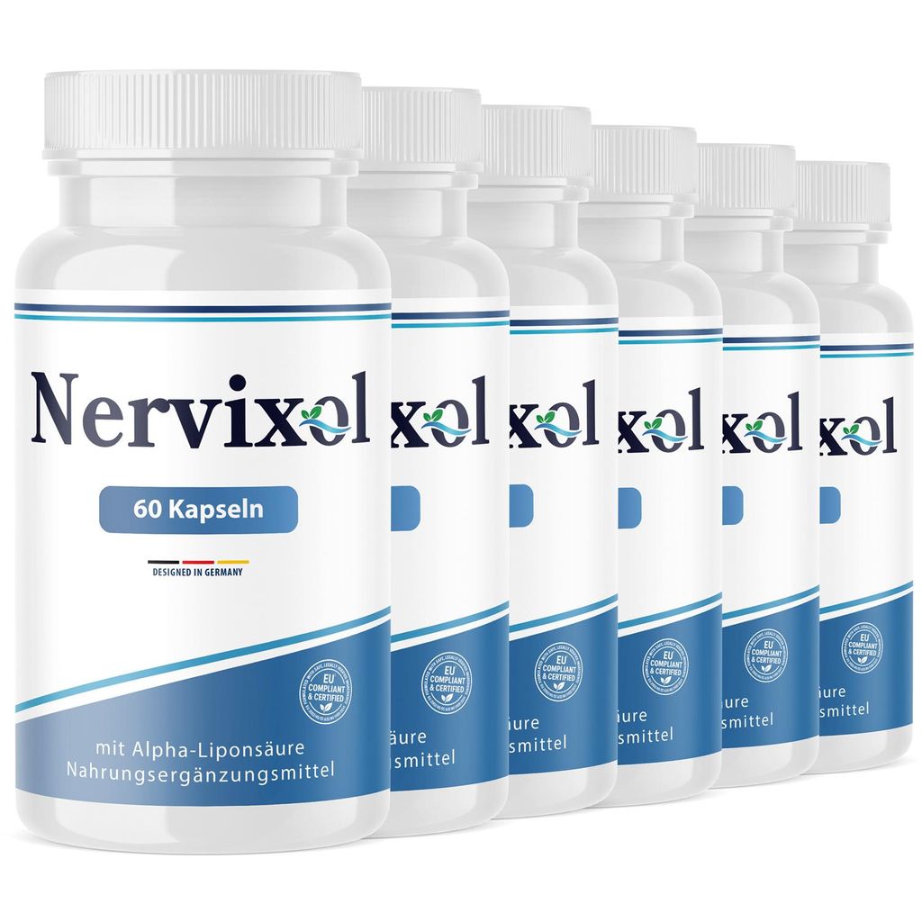 Nervixol Kapseln | Reich an Vitaminen | Einfache Anwendung | 60 Kapseln 6x