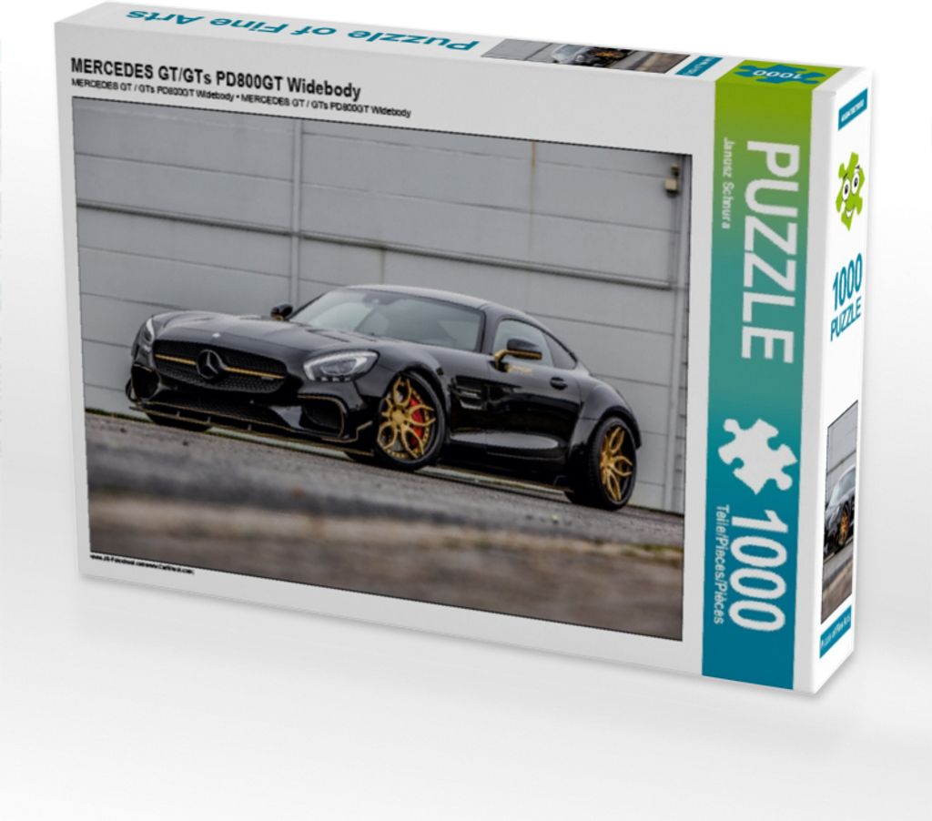CALVENDO Puzzle MERCEDES GT/GTs PD800GT Widebody 1000 Teile Puzzle quer | 1000 Teile Lege-Größe 64x48cm Foto-Puzzle für glückliche Stunden