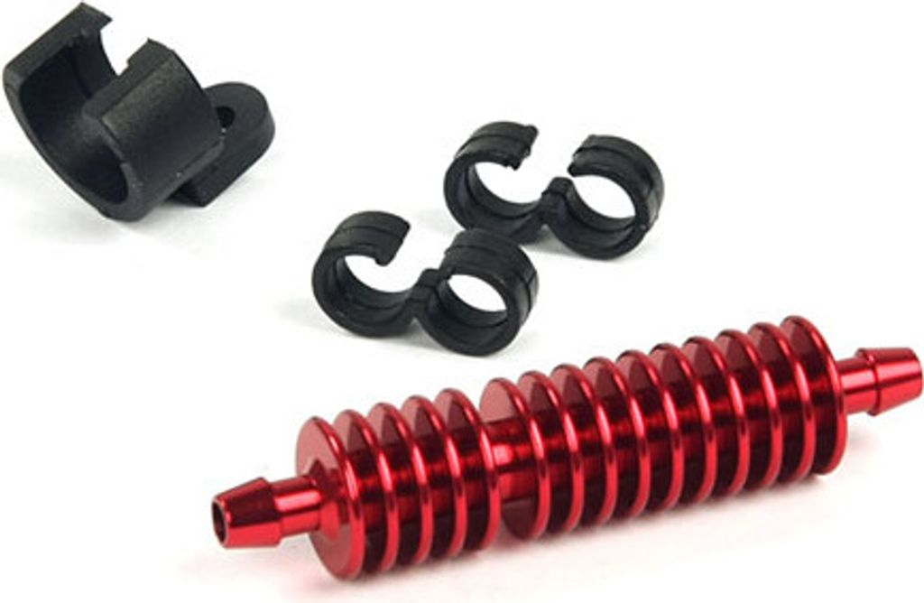 Robitronic Sprit Kühler Rot (inkl. Halter & 2x Clips)
