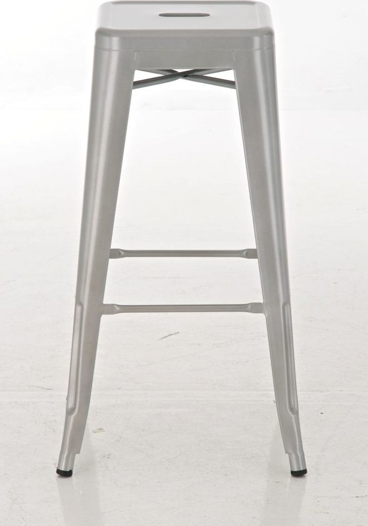 2er Set Barhocker HLO-CP21  silber Produktbild 