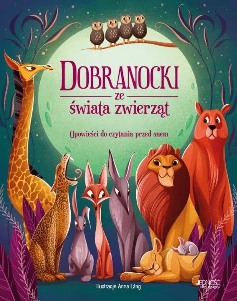 Livre de contes animaliers en polonais pour collection littéraire
