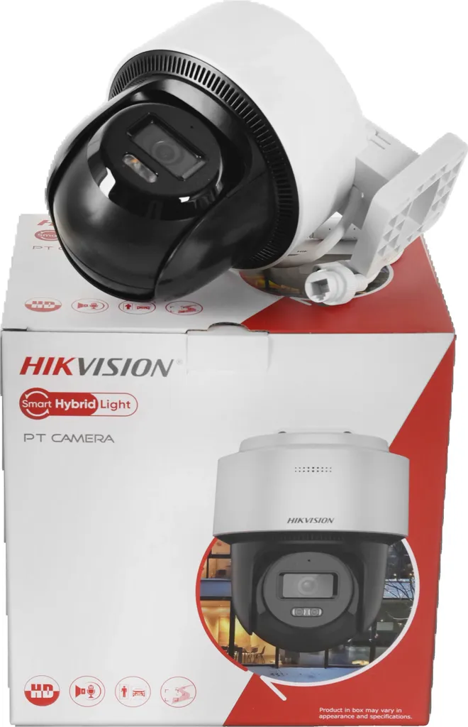 Caméra de surveillance dôme PT 4MP avec éclairage hybride intelligent
