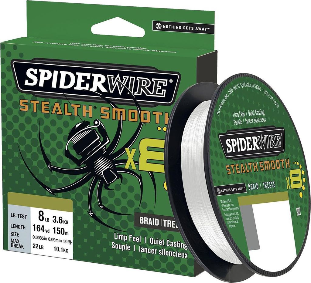 Spiderwire Angelschnur Stealth Smooth 8 (Translucent)