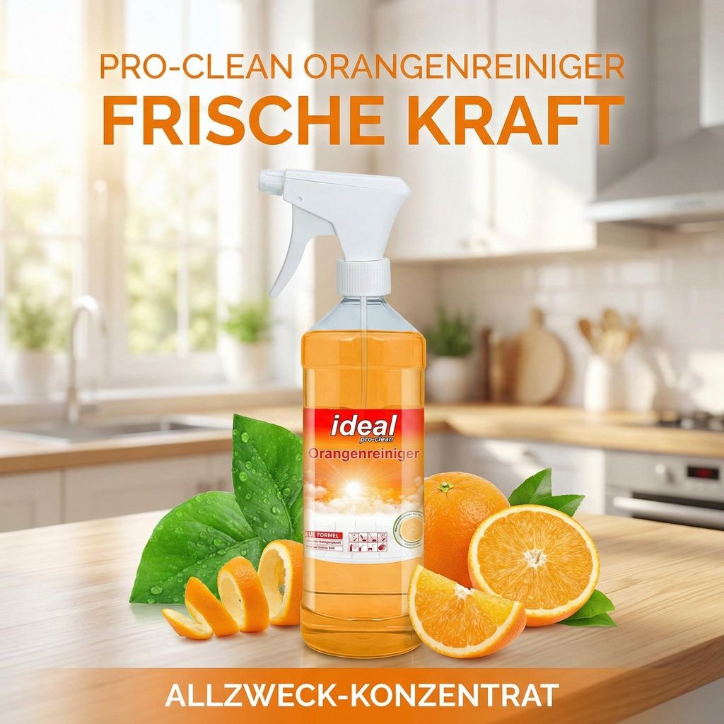 1 Liter ideal pro-clean Orangenreiniger Produktbild 