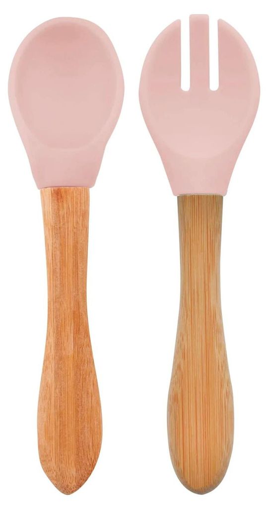 Besteckset Gabel und Löffe Tiny - Hellrosa | by Minikoioi