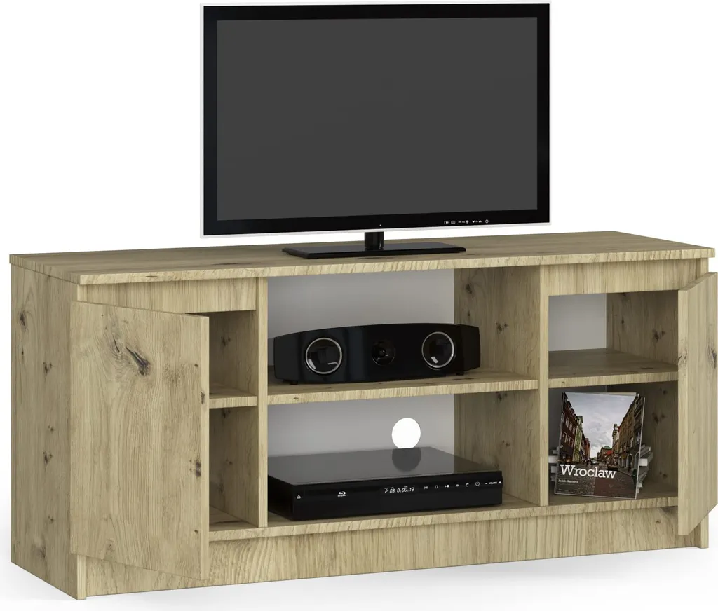 BDW Mobile TV Rovere Artisan 120 cm | Mobile RTV Robusto