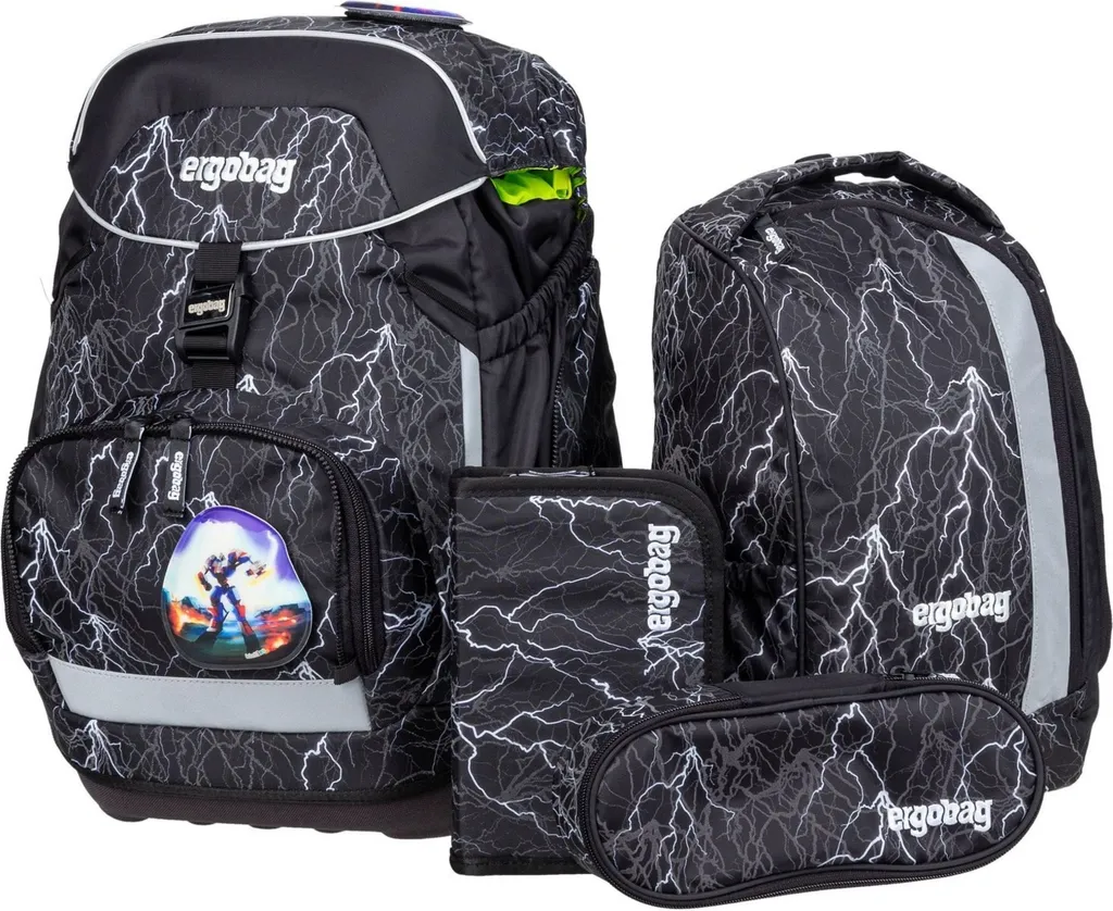 Cartable ergonomique ergobag Pack 6 pièces kit escalade inclus robuste - 23