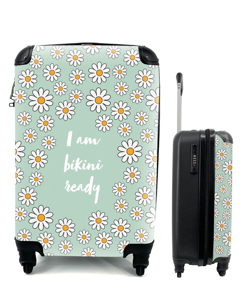 MuchoWow® Koffer Handgepäck Trolley Rollkoffer Kleine Produktbild 