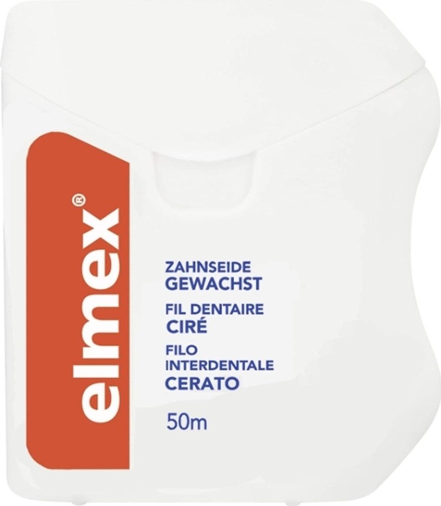 Zubní nit Elmex voskovaná, 50 m Obrázek produktu 