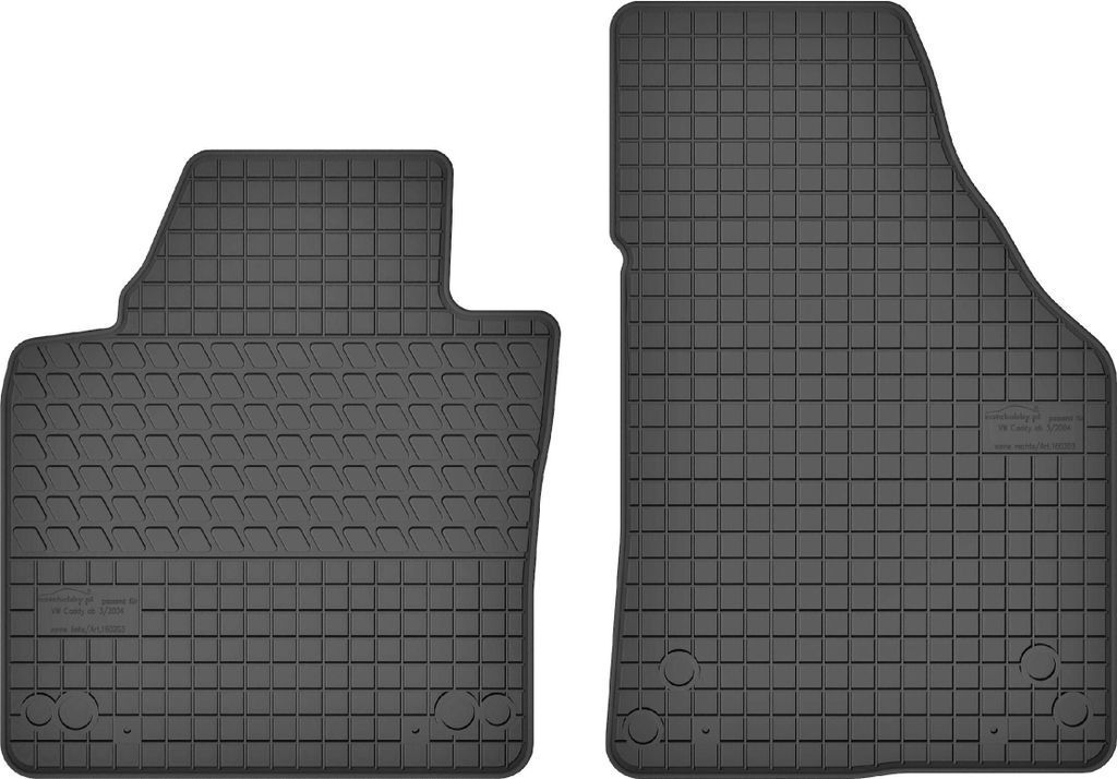Tapis avant en caoutchouc pour Volkswagen Caddy 2003-2020 Image du produit 