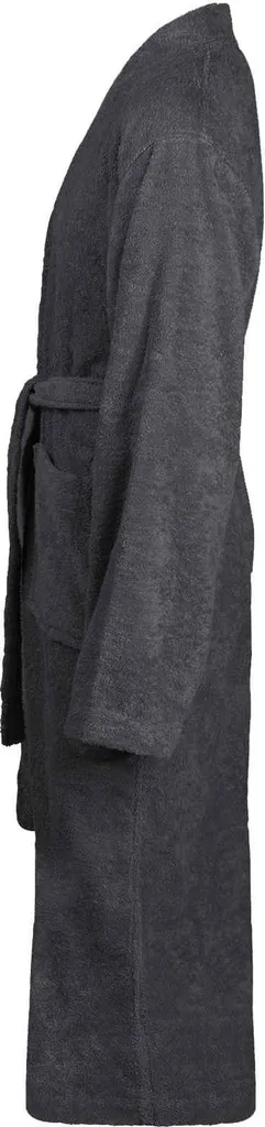 vidaXL Accappatoio KINN Grigio Antracite S - Design Minimal in Cotone