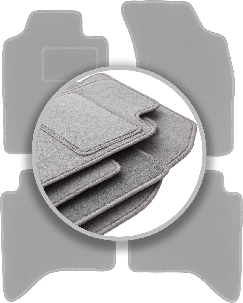 Graue Automatten für: Toyota Hilux VII N25 N2 Pickup (2006-2015)