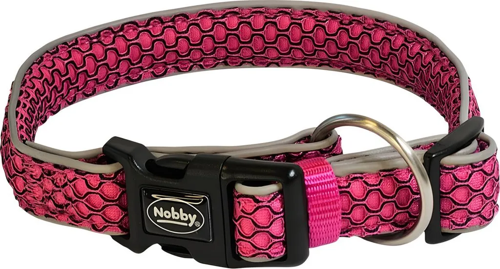 Collare Nobby MESH AIR Lampone S-M | Il Comfort Quotidiano del Cane