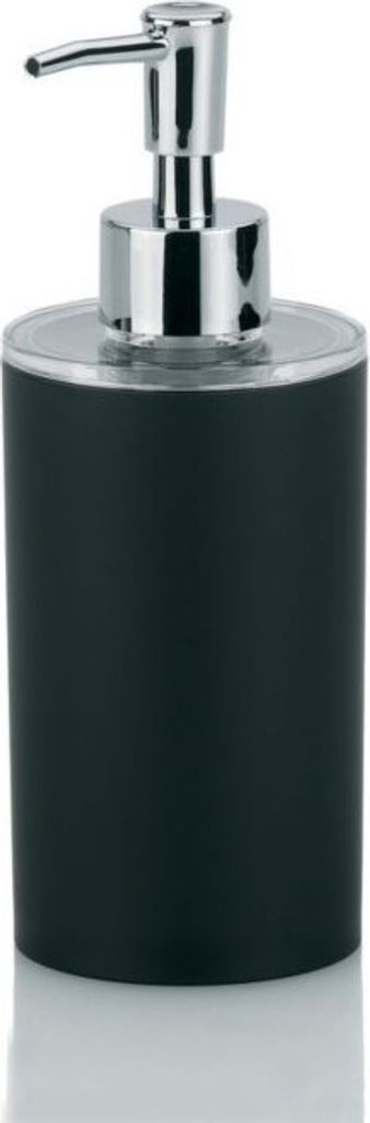 Kela Seifenspender Dark ABS-Kunststoff schwarz 18,5cm 6,5cmØ 350ml, 21737