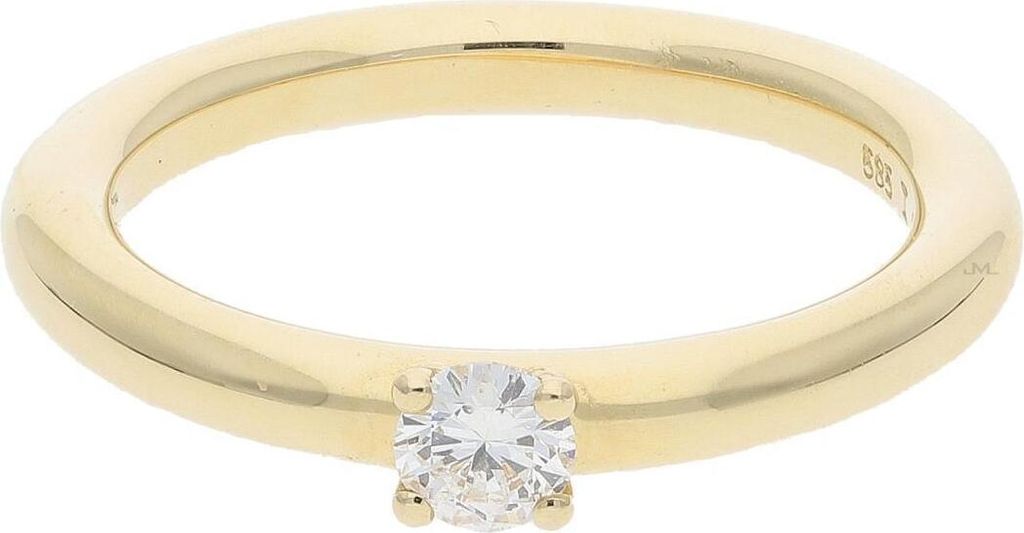 JuwelmaLux Ring 585 Gold mit Brillant JL10-07-1898 54