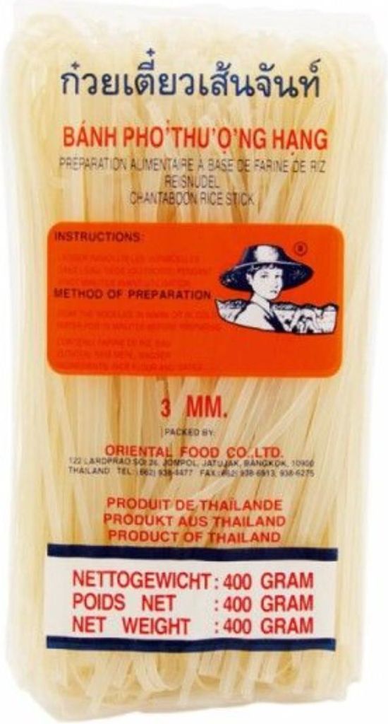 MAKARON (TAJSKI RYŻOWY) INSTANT (3 mm) 400 g - FARMER Zdjęcie produktu 
