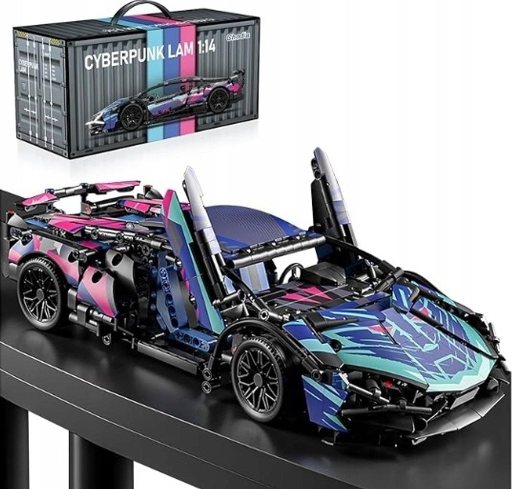 Klocki konstrukcyjne Auto Mega Lamborghini, zestaw klocków Zdjęcie produktu 