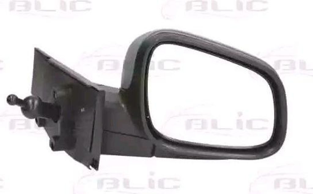 BLIC 5402-56-010366P Außenspiegel Seitenspiegel Rechts für CHEVROLET SPARK (M300) Unbeheizt Konvex Grundiert Manuell