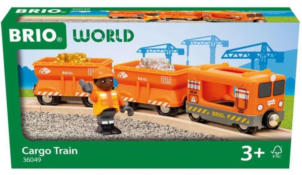 BRIO Cargo Train, Vlak, 3 rok / roky, Viacfarebný Obrázok produktu 
