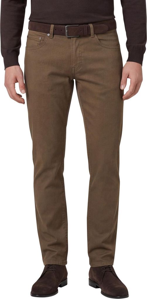 Gardeur Hose Bill 5-Pocket braun normale Passform
