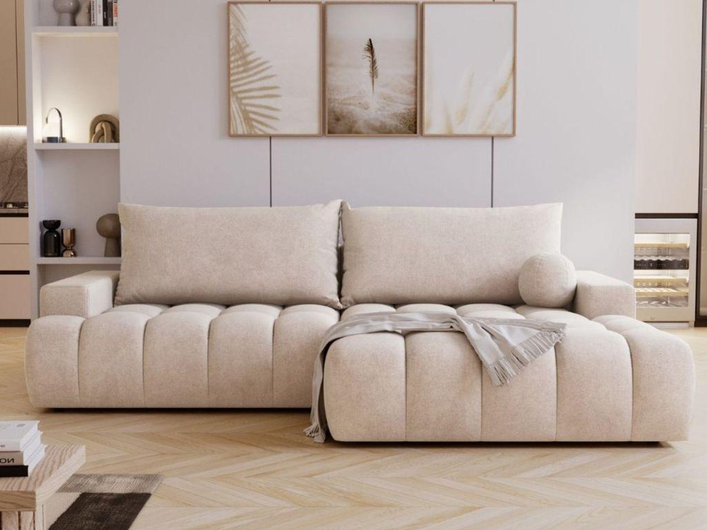 GrainGold Ecksofa L-Form Rechts Havi - Ecksofa mit Produktbild 
