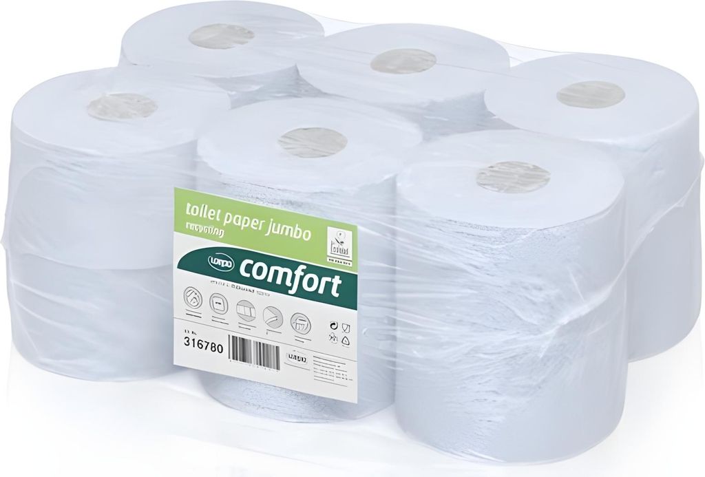wepa Großrollen Toilettenpapier Comfort 2 lagig 320 m Produktbild 