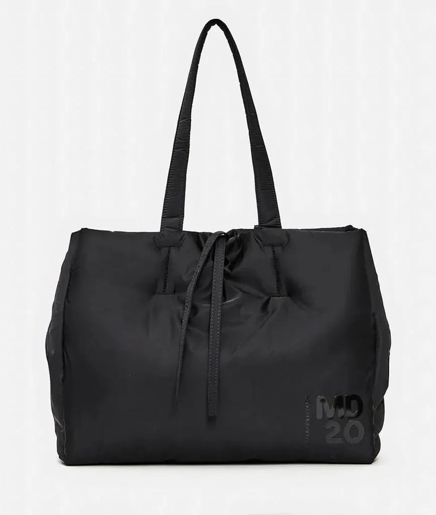 Sac Shopper MD20 Mandarina Duck en Tissu Technique Ultra Léger Noir - 7