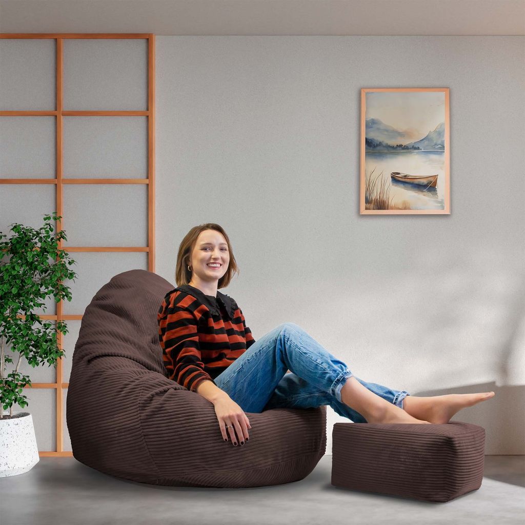 Dreamroots Sitzsack, Puff 90x90x100 cm, Sitzsack mit Produktbild 