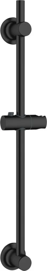 Asta Doccia WENKO 70cm Nero Opaco | Fissaggio Adesivo Inox