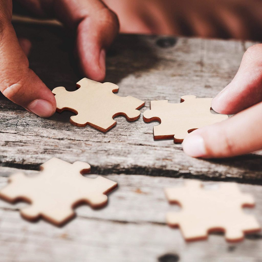 Belle Vous Holz Puzzle Blanko (100er Pack) Puzzle Zum Produktbild 5