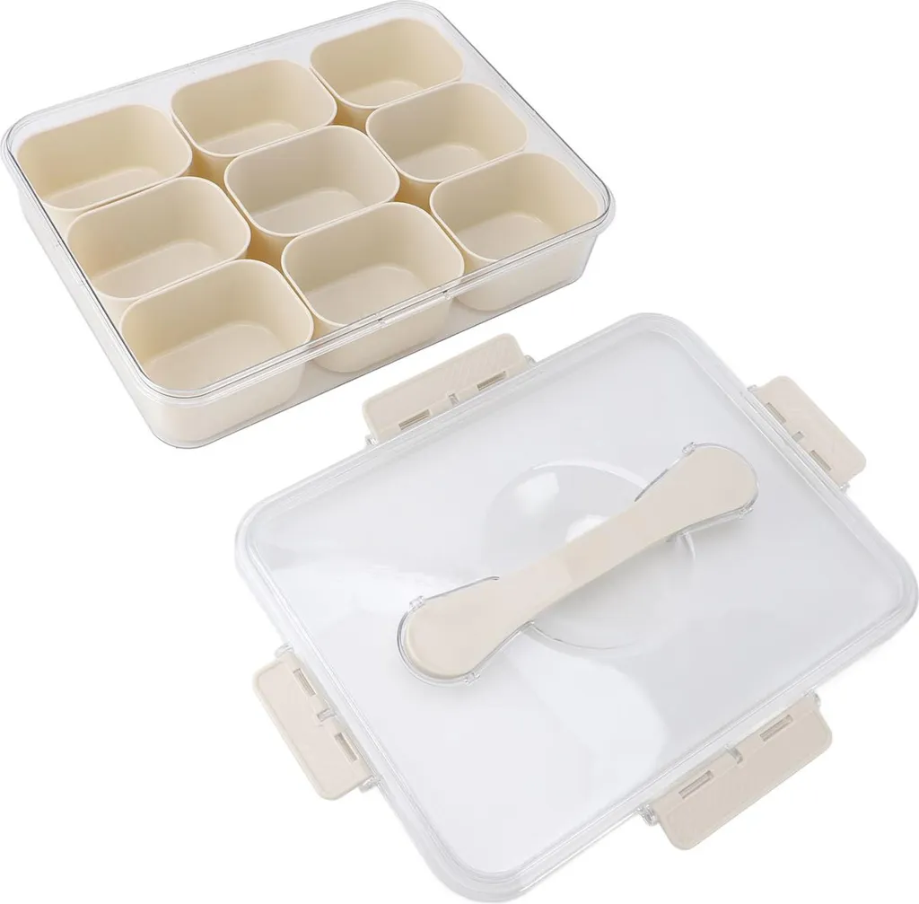 Boîte d'organisation 9 compartiments pour assaisonnement et condiments