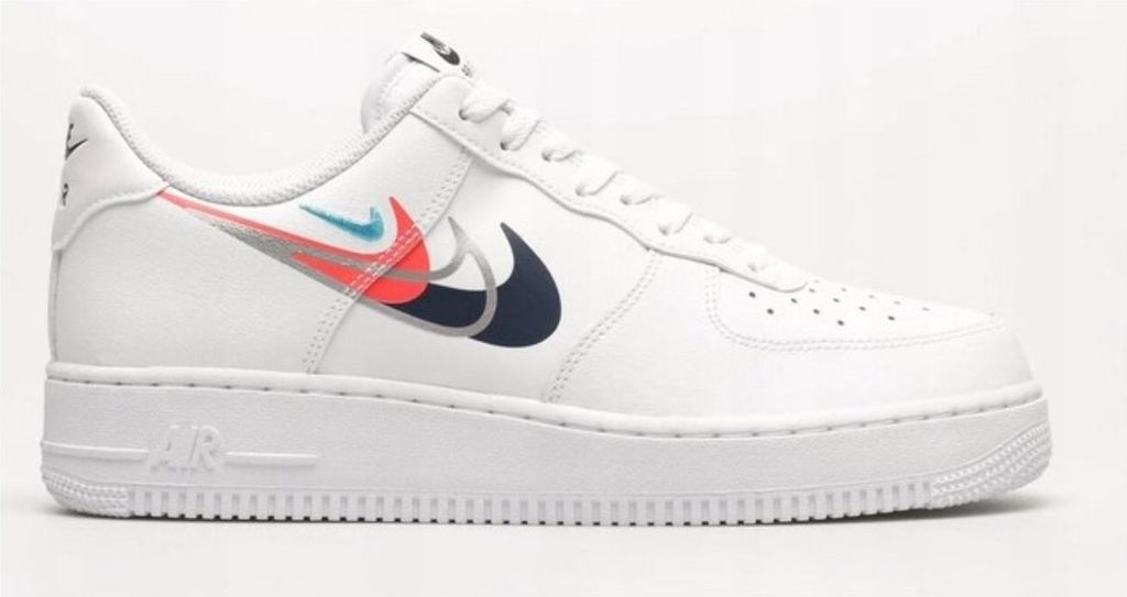 Nike Air Force 1 07 - Quadruple Swoosh - Damen Schuhe Weiß FJ4226-100 , Größe: EU 39